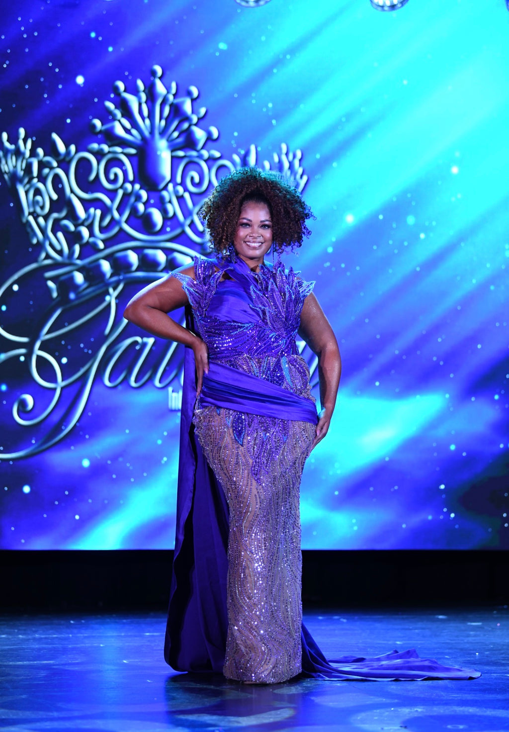 The Royal Amethyst International Gown | Top 5 Pageant Gown