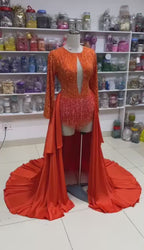 Sunset Flame Fun Fashion Pageant Ensemble